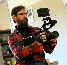 Director Jeffrey Scott Gould filming misophonia sufferer
